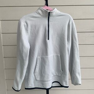 Banana republic arctic fleece transition pullover quarter zip medium